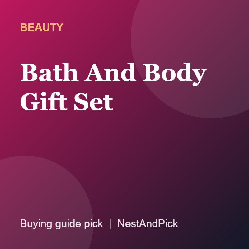 Bath And Body Gift Set (NestAndPick product card)