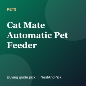 Cat Mate Automatic Pet Feeder (NestAndPick product card)