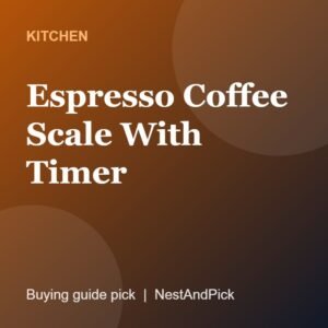 Espresso Coffee Scale With Timer (NestAndPick product card)