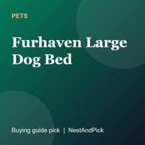 Furhaven Large Dog Bed (NestAndPick product card)