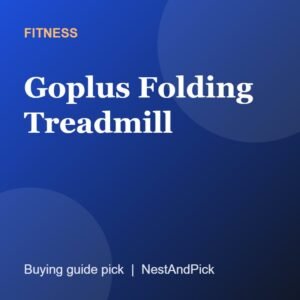 Goplus Folding Treadmill (NestAndPick product card)