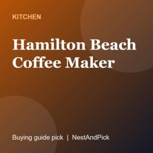 Hamilton Beach Coffee Maker (NestAndPick product card)