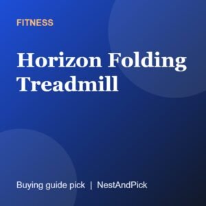 Horizon Folding Treadmill (NestAndPick product card)