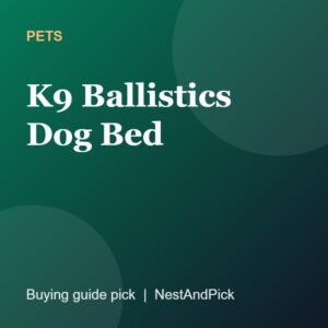 K9 Ballistics Dog Bed (NestAndPick product card)