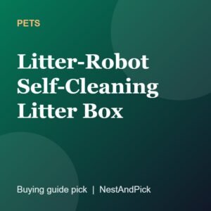 Litter-Robot Self-Cleaning Litter Box (NestAndPick product card)