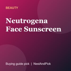 Neutrogena Face Sunscreen (NestAndPick product card)