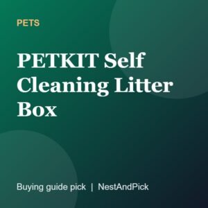 PETKIT Self Cleaning Litter Box (NestAndPick product card)