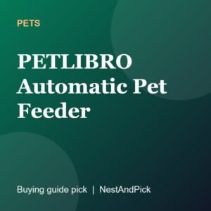 PETLIBRO Automatic Pet Feeder (NestAndPick product card)