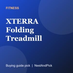 XTERRA Folding Treadmill (NestAndPick product card)